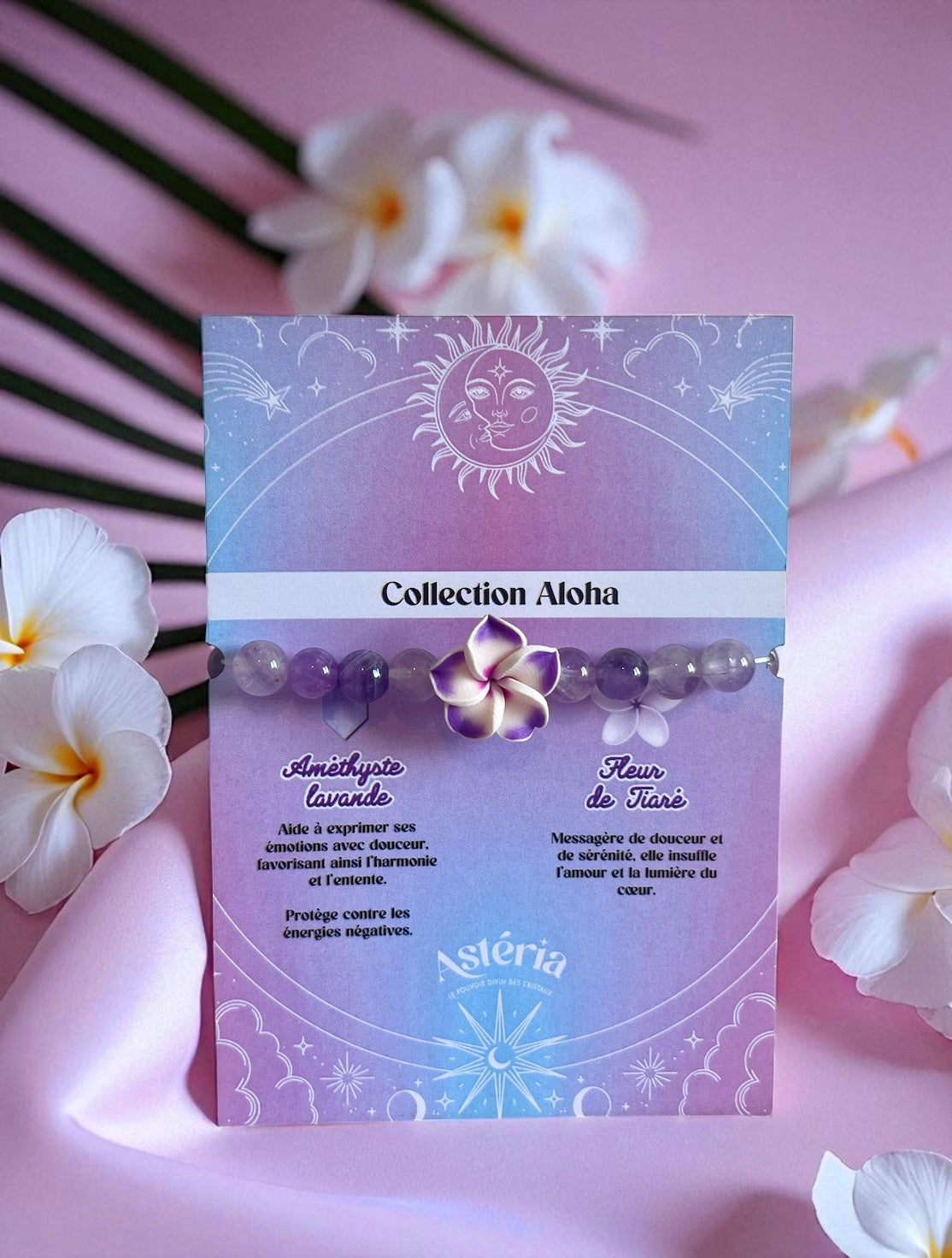 Bracelet en Améthyste lavande A - 08 mm 🌺