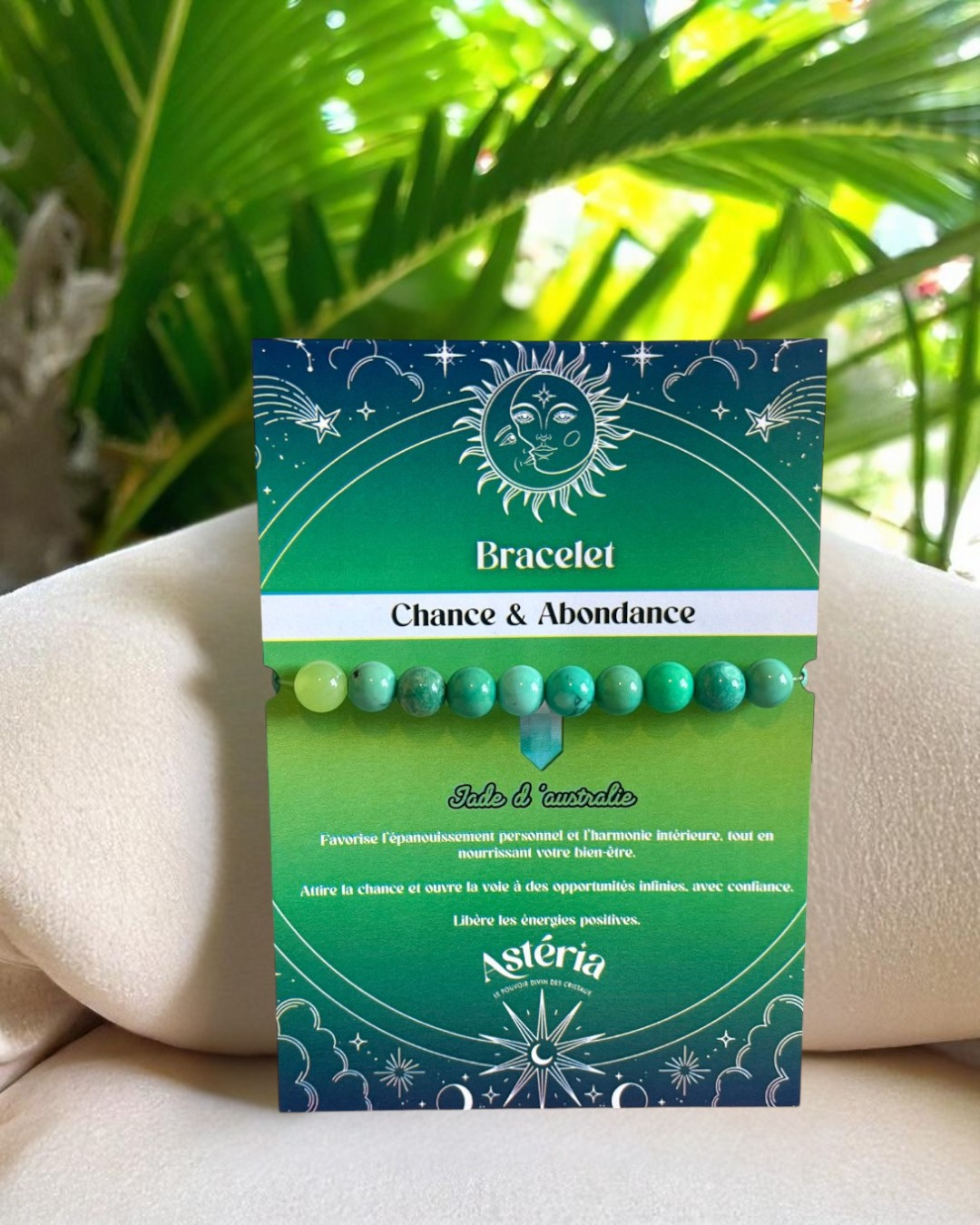 Bracelet en Jade d'Australie AA - 08 mm 🍀