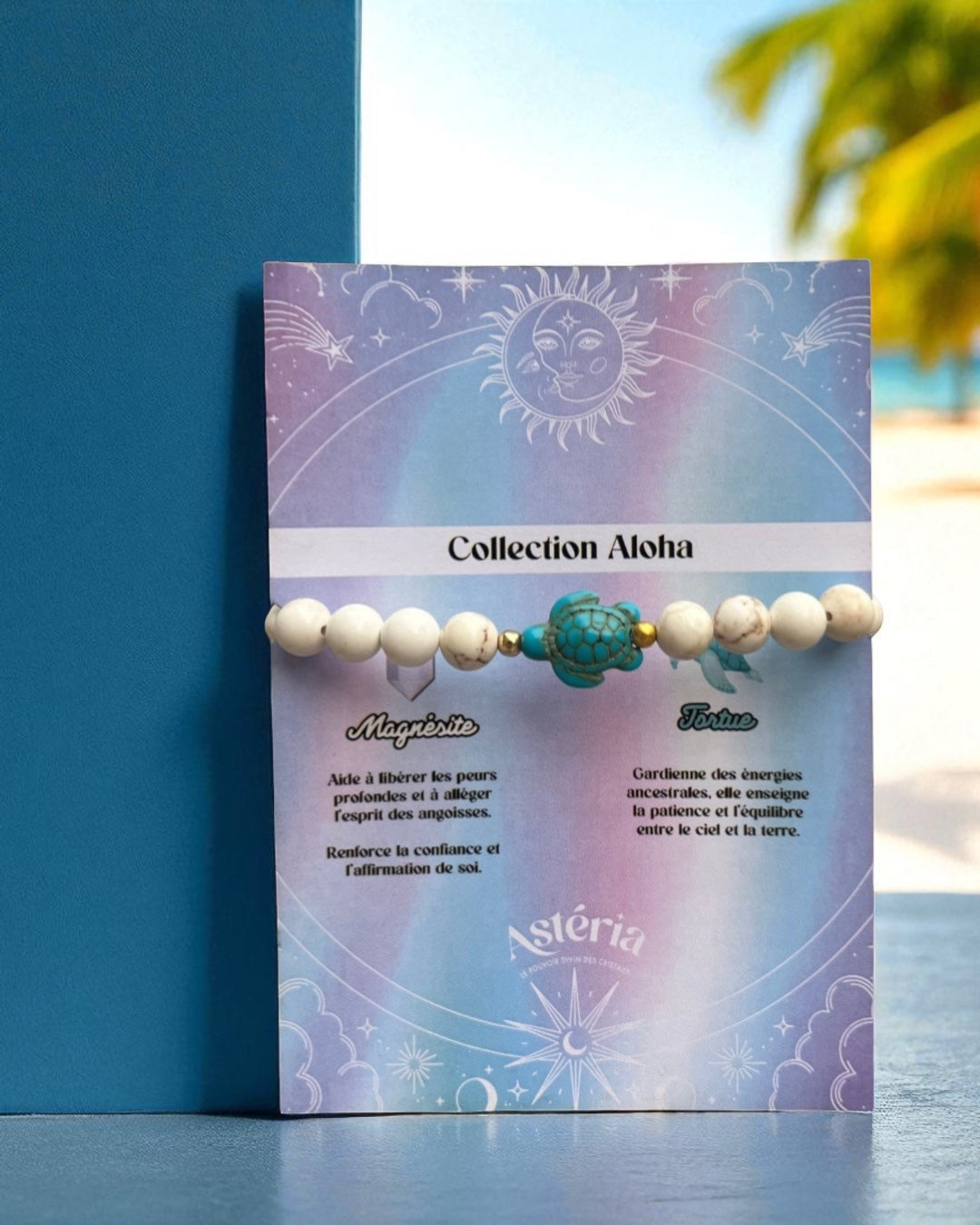 Bracelet en Magnésite A - 08 mm 🤍