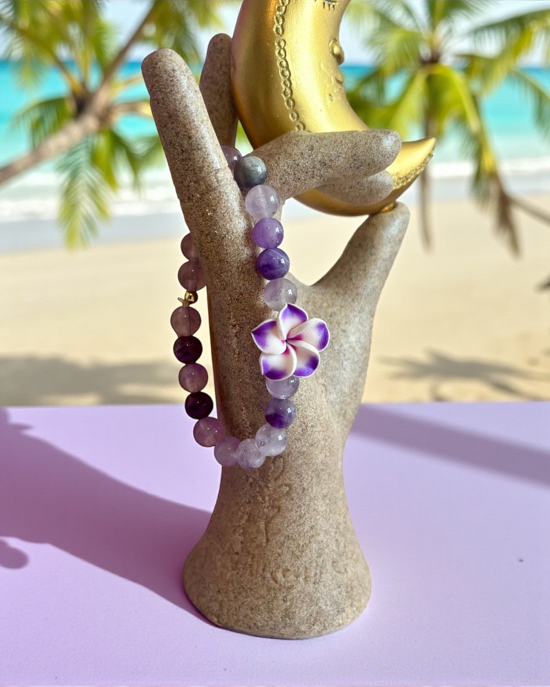 Bracelet en Améthyste lavande A - 08 mm 🌺