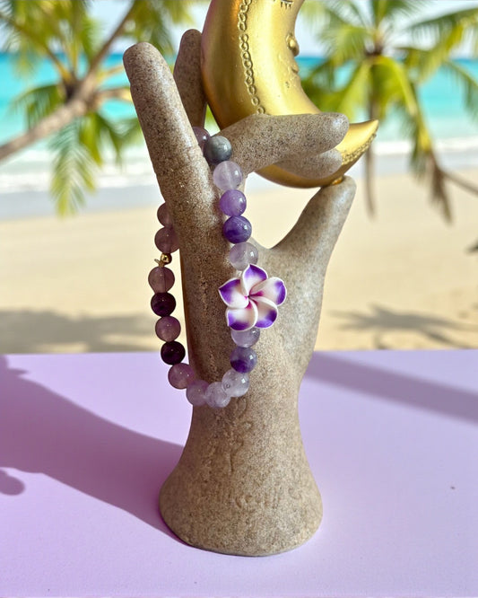 Bracelet en Améthyste lavande A - 08 mm 🌺