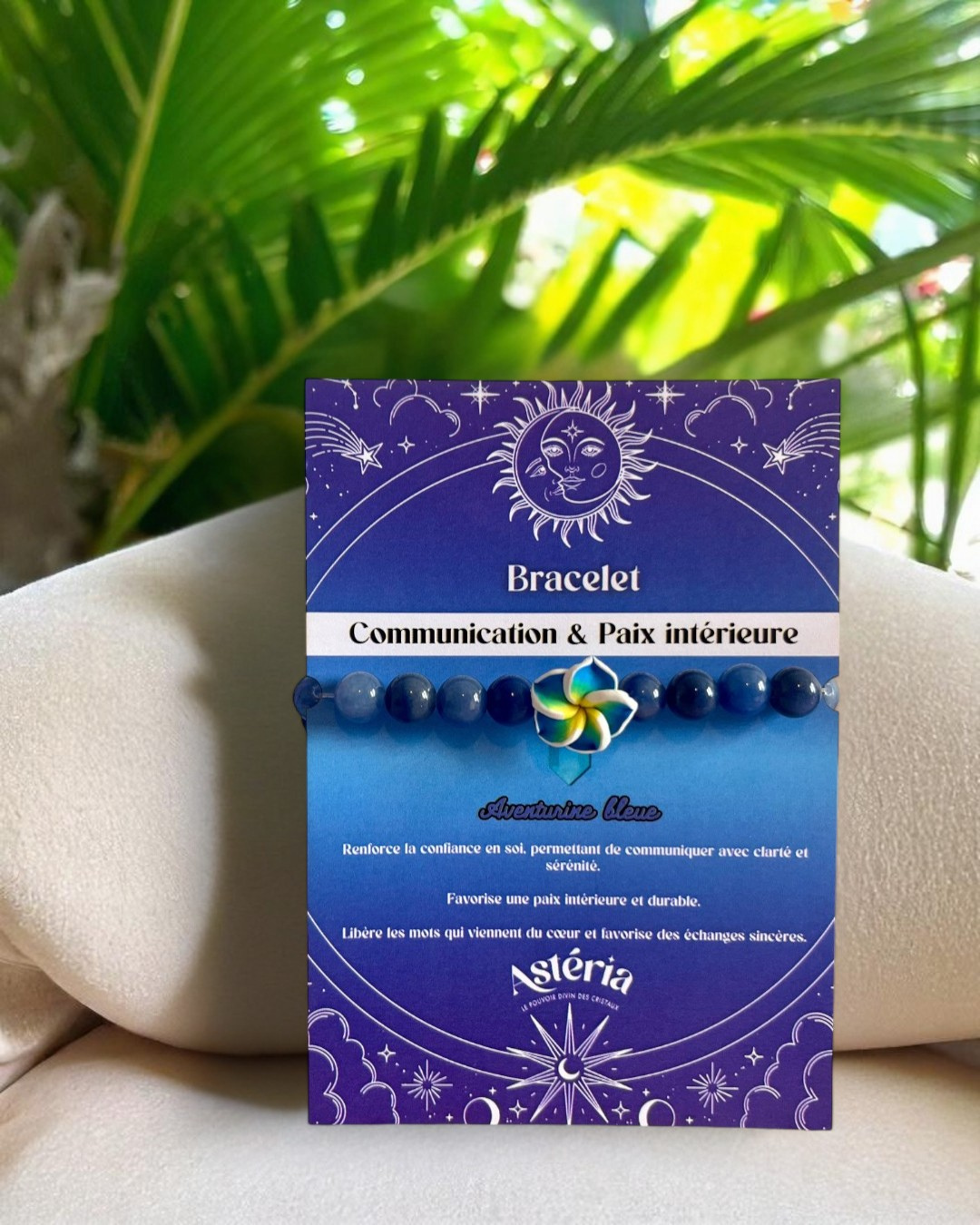 Bracelet en Aventurine bleu A - 08 mm 💙