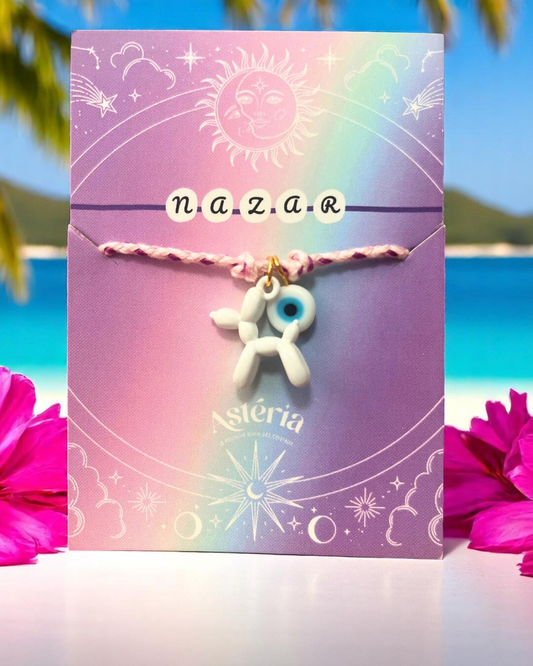 Bracelet blanc - cordon réglable 🧿