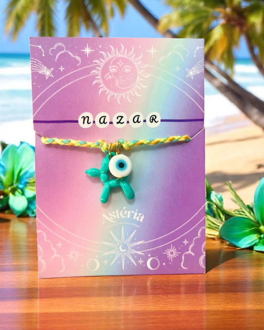 Bracelet vert - cordon réglable 🧿