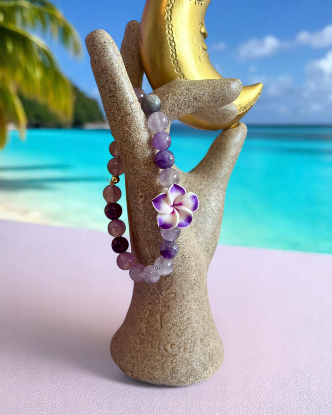 Bracelet en Améthyste lavande A - 08 mm 🌺
