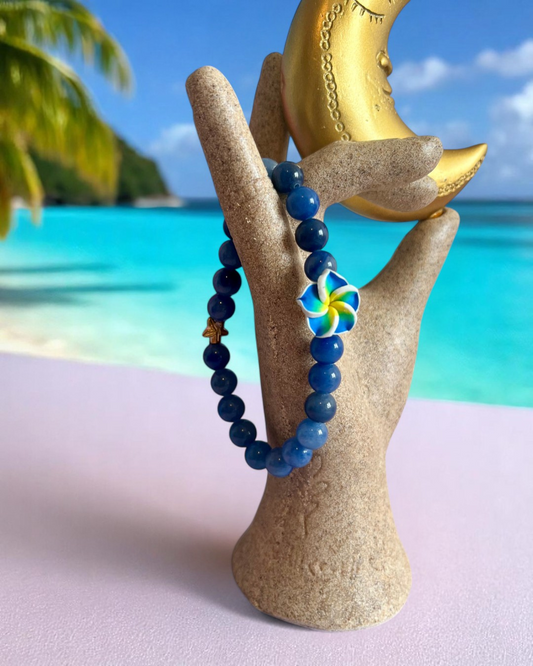 Bracelet en Aventurine bleu A - 08 mm 💙