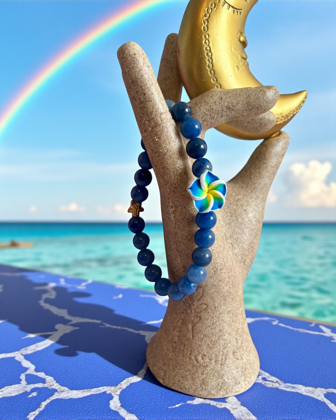 Bracelet en Aventurine bleu A - 08 mm 💙