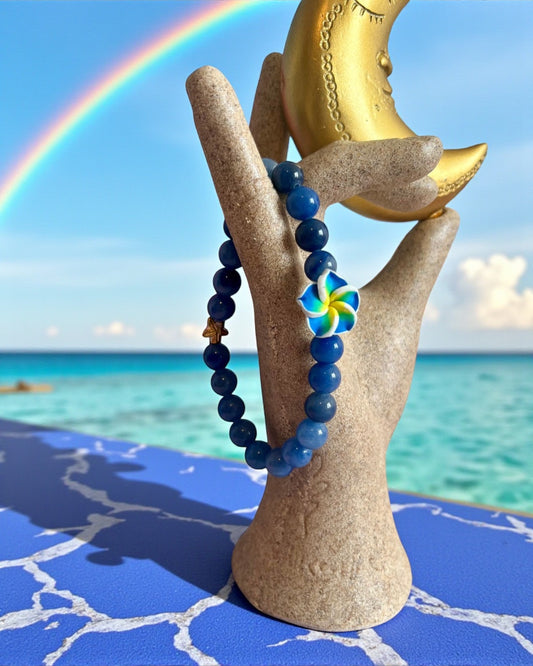 Bracelet en Aventurine bleu A - 08 mm 💙