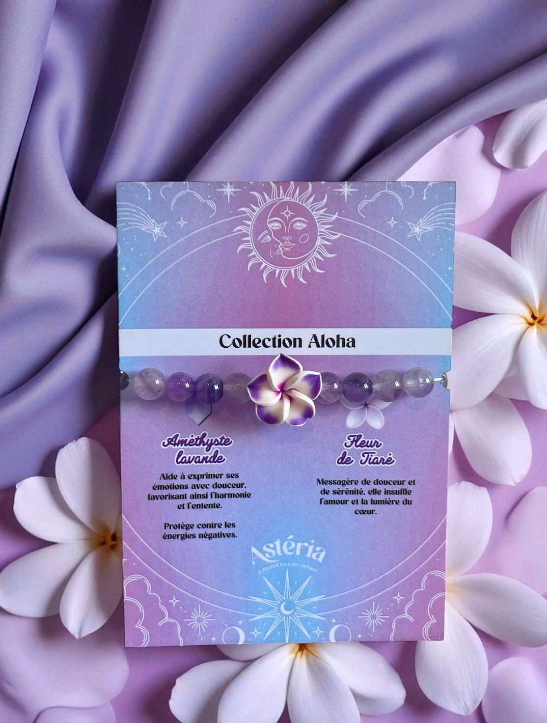 Bracelet en Améthyste lavande A - 08 mm 🌺