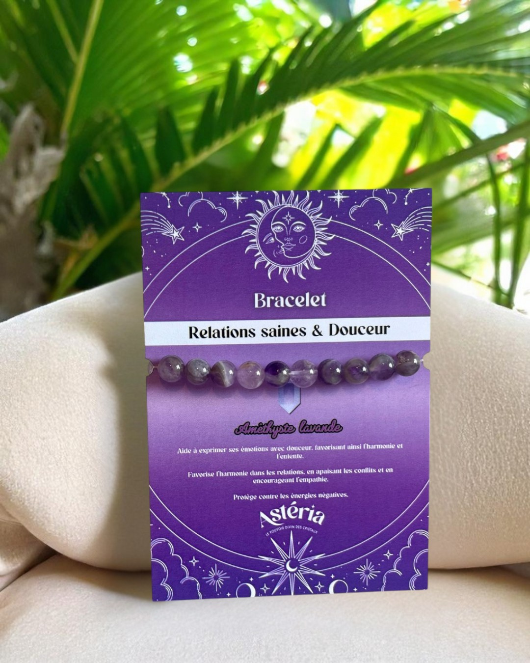 Bracelet en Améthyste lavande A - 08 mm 🪻💜