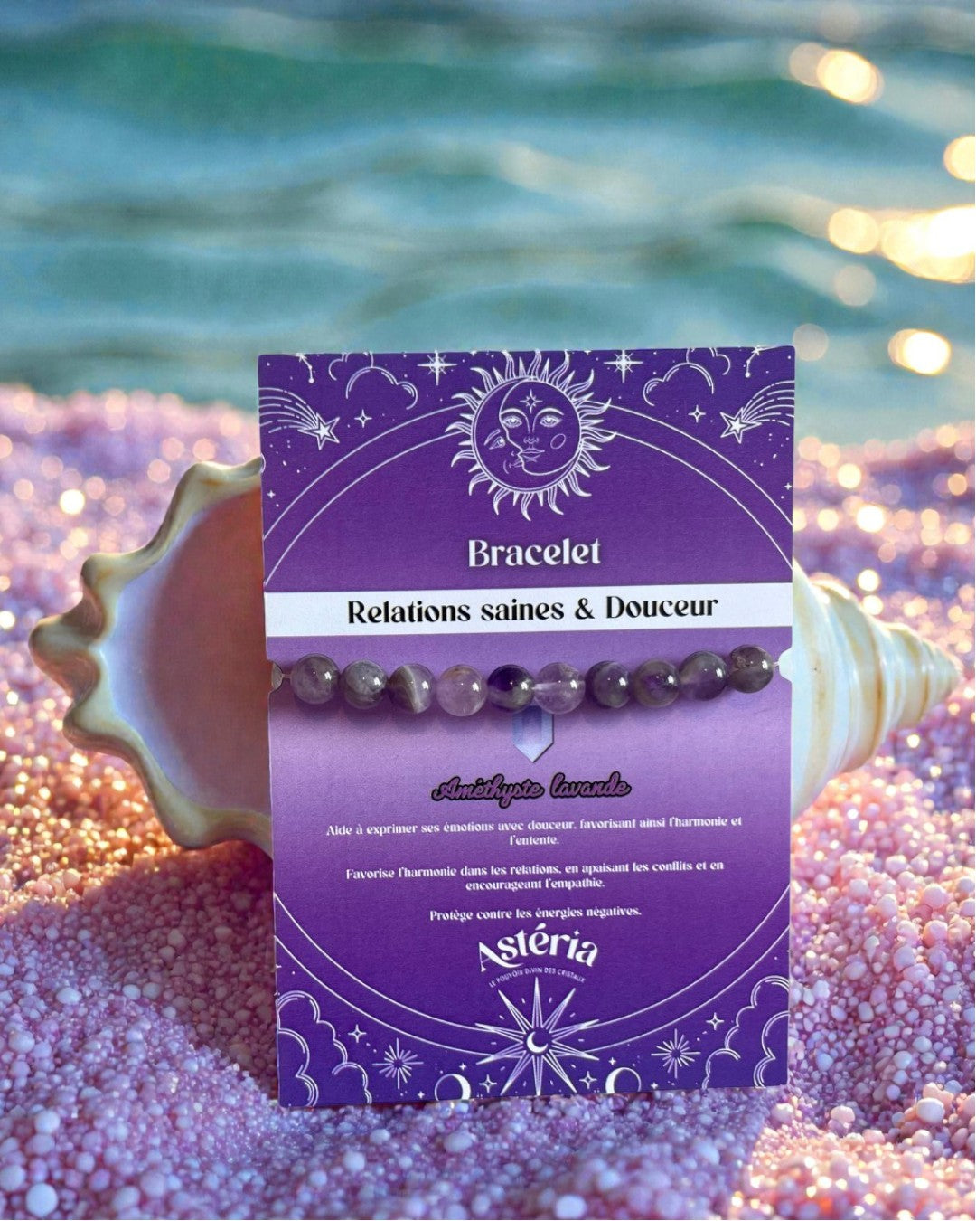 Bracelet en Améthyste lavande A - 08 mm 🪻💜