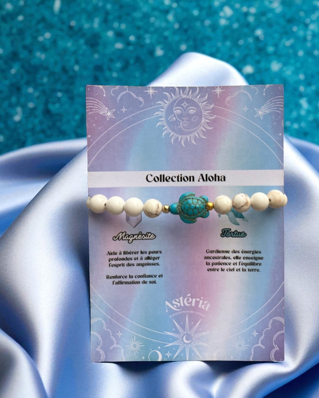 Bracelet en Magnésite A - 08 mm 🤍