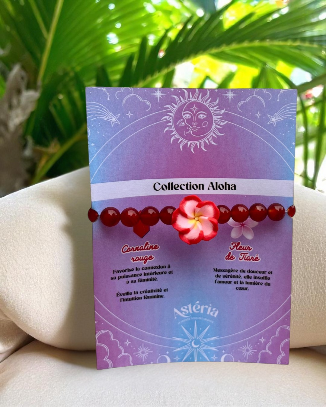 Bracelet en Cornaline rouge 7A - 08 mm 🌺