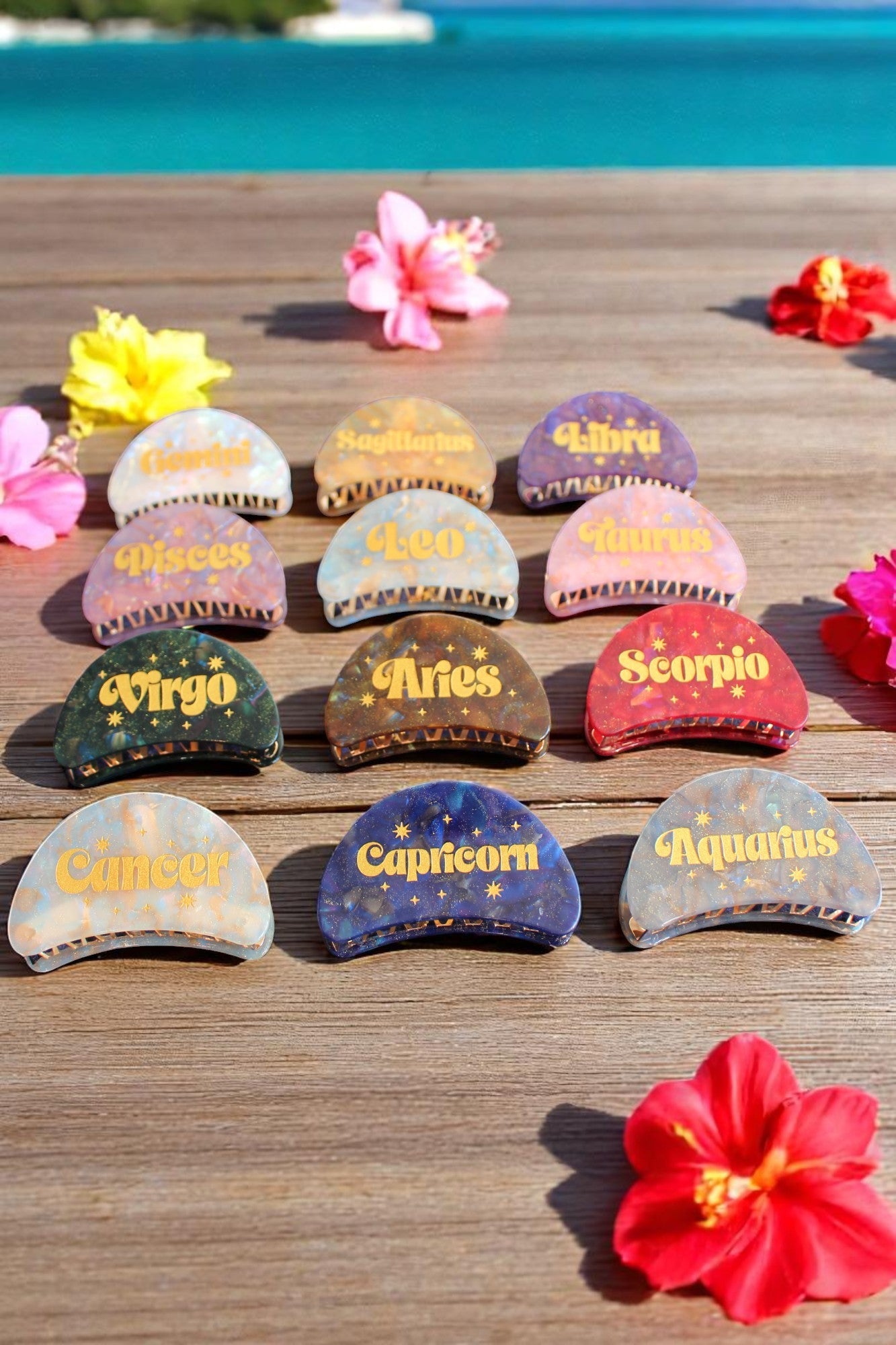 Pince à cheveux - 12 signes astrologique