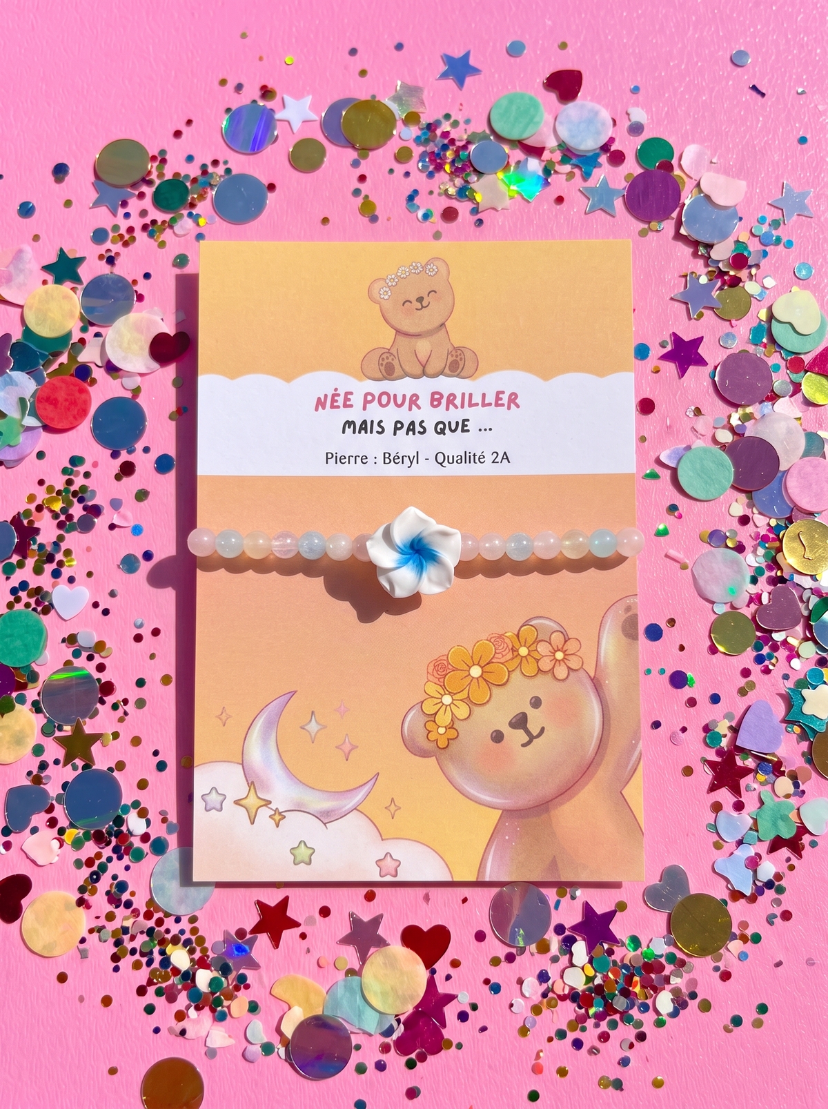 Née pour briller - fleur de tiaré  🌸 👧🏼