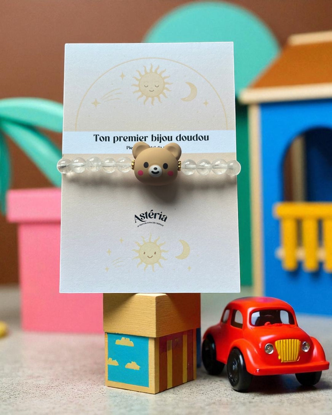 Ton premier bijou doudou - Cristal de roche 🧸