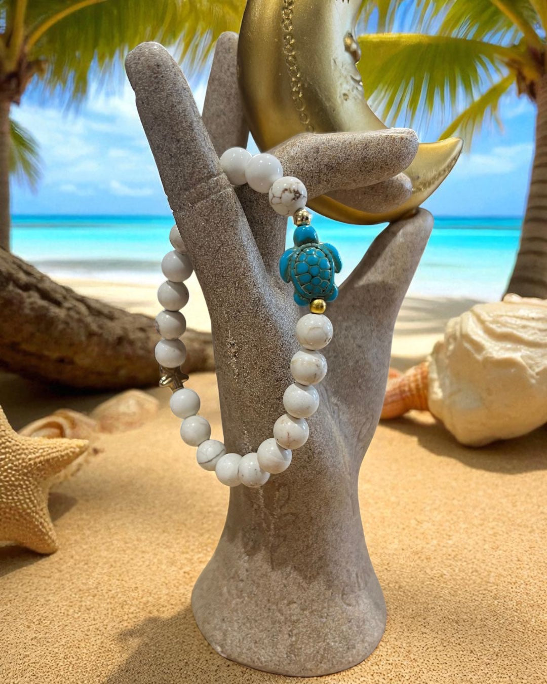 Bracelet en Magnésite A - 08 mm 🤍